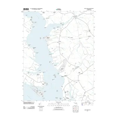 2011 Map of Rock Point, 2011 Print