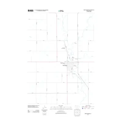 2013 Map of Rock Rapids, 2013 Print