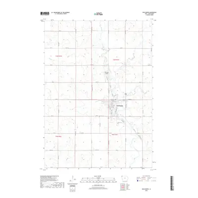 2018 Map of Rock Rapids, 2018 Print