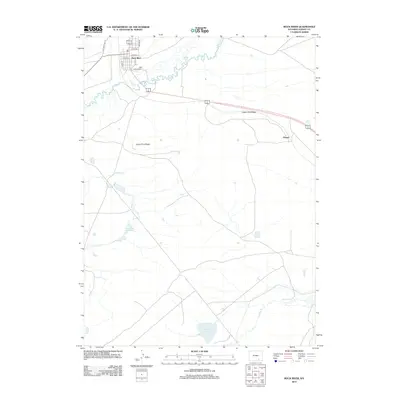 2012 Map of Rock River, 2012 Print