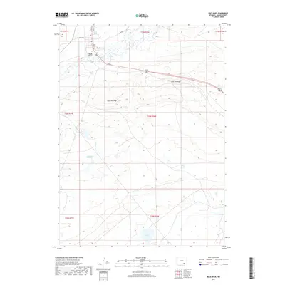 2017 Map of Rock River, 2017 Print