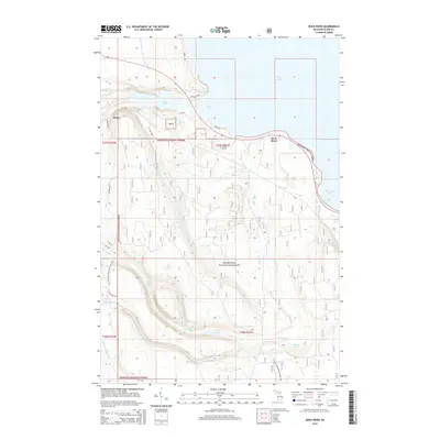 2014 Map of Rock River, 2014 Print
