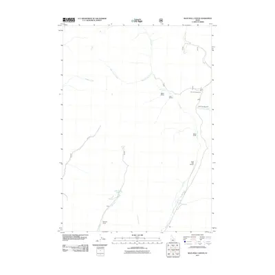 2011 Map of Rock Roll Canyon, 2011 Print