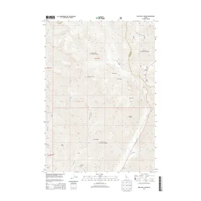 2013 Map of Rock Roll Canyon, 2013 Print