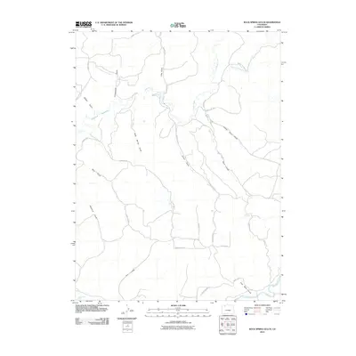 2010 Map of Rock Spring Gulch, 2010 Print