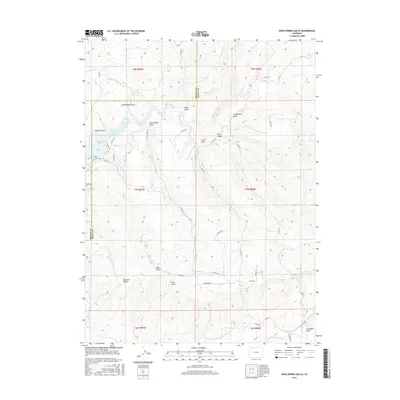2016 Map of Rock Spring Gulch, 2016 Print