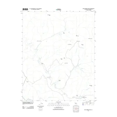 2012 Map of Rock Spring Peak, 2012 Print