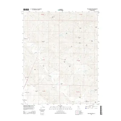 2015 Map of Rock Spring Peak, 2015 Print