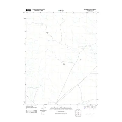 2012 Map of Rock Springs Pass, 2012 Print