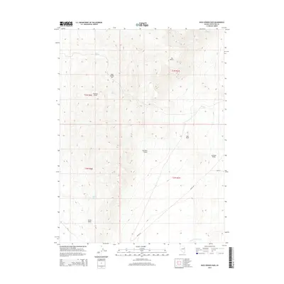 2014 Map of Rock Springs Pass, 2014 Print