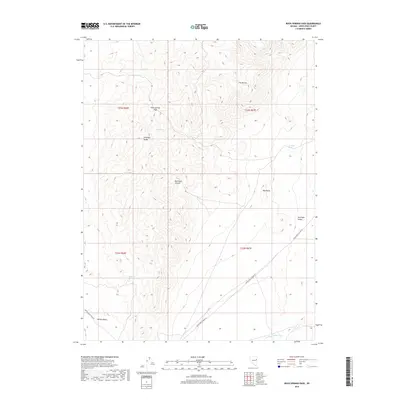 2018 Map of Rock Springs Pass, 2018 Print