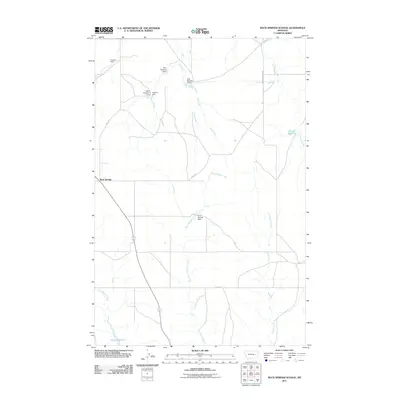 2011 Map of Rock Springs School, 2011 Print