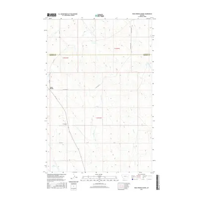 2017 Map of Rock Springs School, 2017 Print
