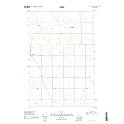 2020 Map of Rock Springs School, 2020 Print