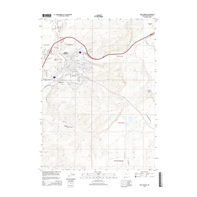 2015 Map of Rock Springs, 2015 Print
