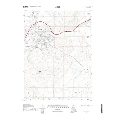 2018 Map of Rock Springs, 2018 Print