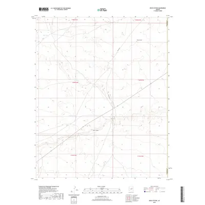 2018 Map of Rock Station, 2018 Print