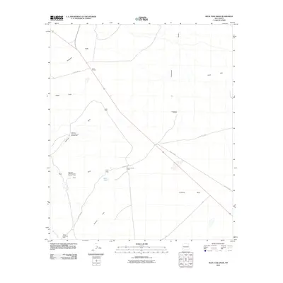2010 Map of Rock Tank Draw, 2010 Print