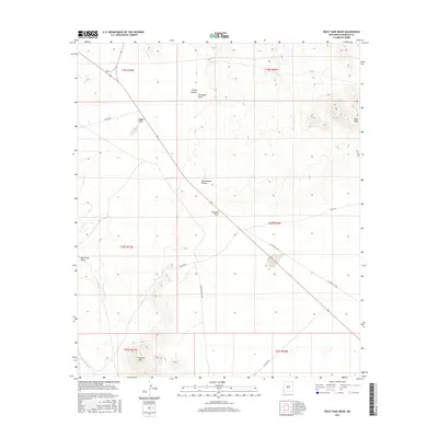 2017 Map of Rock Tank Draw, 2017 Print