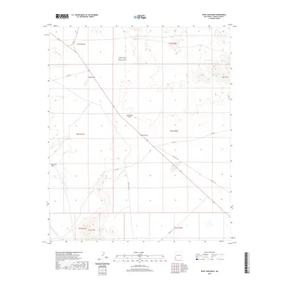 2020 Map of Rock Tank Draw, 2020 Print