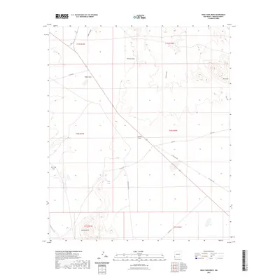 2023 Map of Rock Tank Draw, 2023 Print