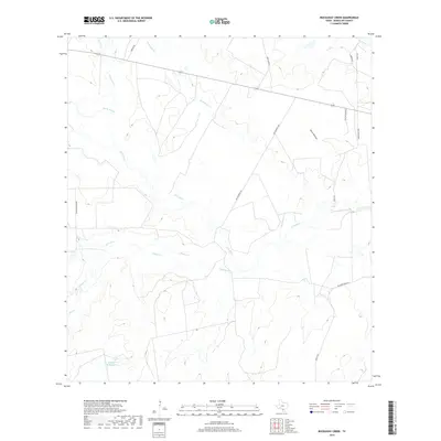 2019 Map of Rockaway Creek, 2019 Print