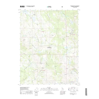2018 Map of Rockbound Valley, 2018 Print