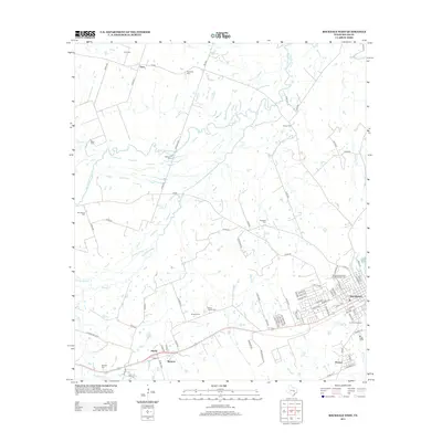 2013 Map of Rockdale West, 2013 Print