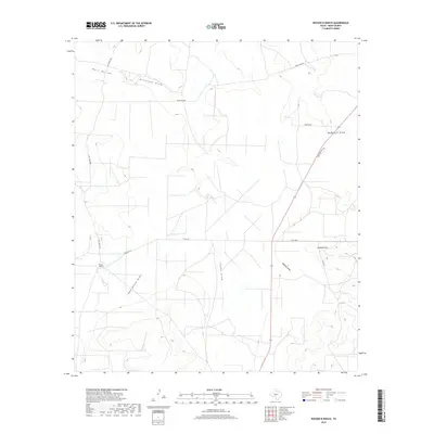 2019 Map of Rocker B Ranch, 2019 Print