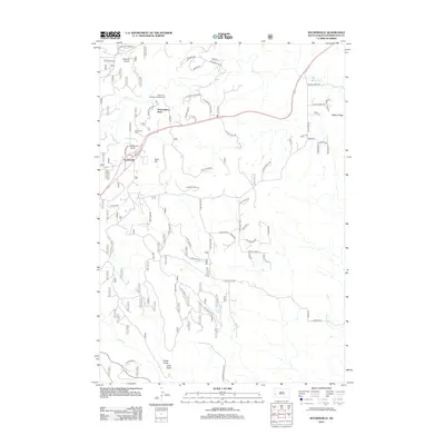 2012 Map of Rockerville, 2012 Print