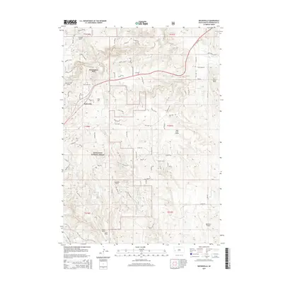 2015 Map of Rockerville, 2015 Print