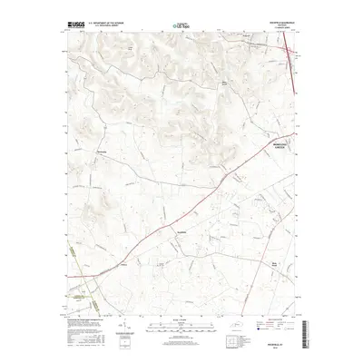 2016 Map of Rockfield, 2016 Print