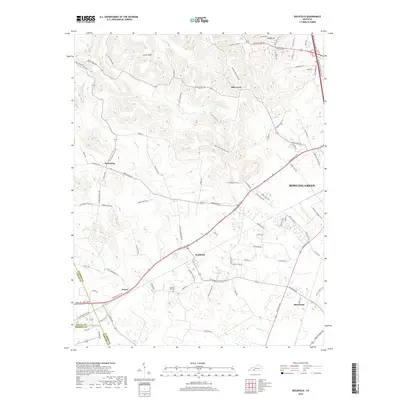 2019 Map of Rockfield, 2019 Print