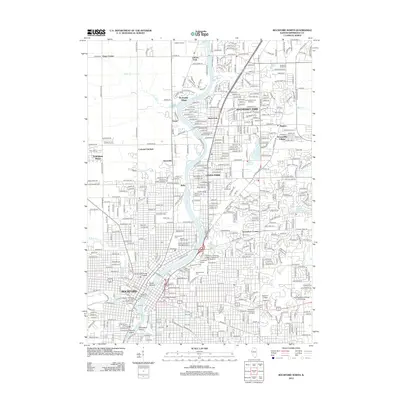 2012 Map of Rockford North, 2012 Print