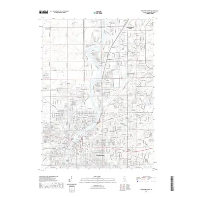 2021 Map of Rockford North, 2021 Print