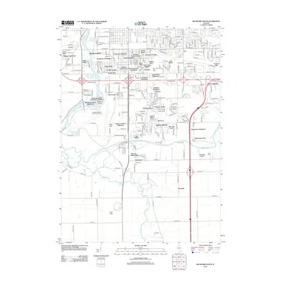 2012 Map of Rockford South, 2012 Print