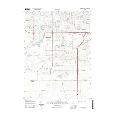 2015 Map of Rockford South, 2015 Print