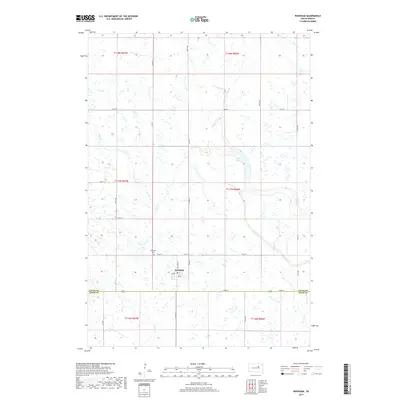 2017 Map of Rockham, 2017 Print