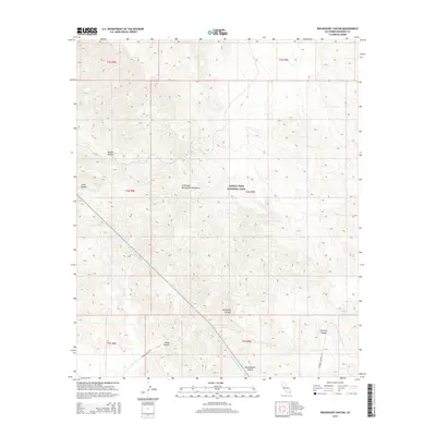 2015 Map of Rockhouse Canyon, 2015 Print