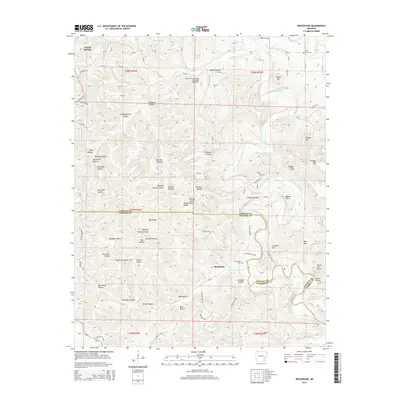 2014 Map of Rockhouse, 2014 Print