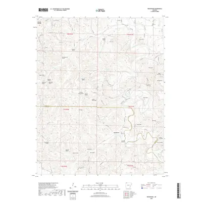 2020 Map of Rockhouse, 2020 Print