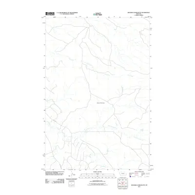 2011 Map of Rocking Chair Butte, 2011 Print