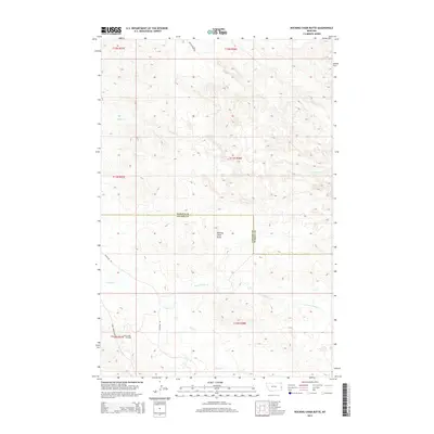 2014 Map of Rocking Chair Butte, 2014 Print