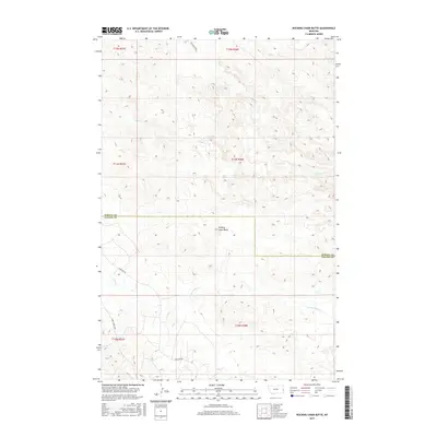 2017 Map of Rocking Chair Butte, 2017 Print