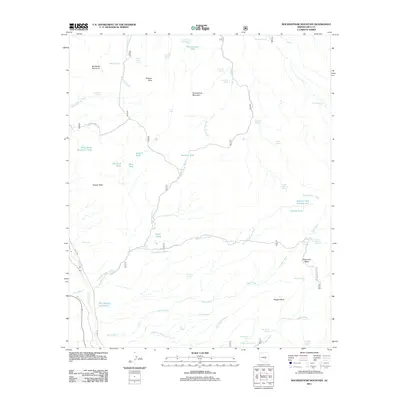 2011 Map of Rockinstraw Mountain, 2011 Print