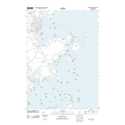 2011 Map of Rockland, 2011 Print