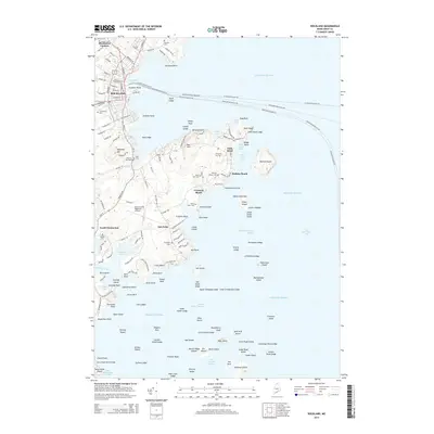 2014 Map of Rockland, 2014 Print