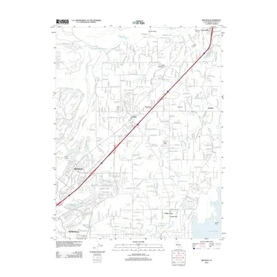 2012 Map of Rocklin, 2012 Print