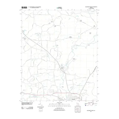 2011 Map of Rockmart North, 2011 Print