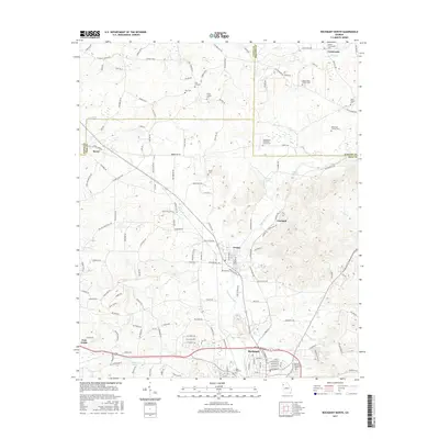 2017 Map of Rockmart North, 2017 Print